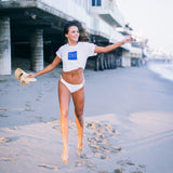 Chill Tee | Chill T shirt | Chill tshirt | Chill box logo tee | Box logo tee | Blue box logo tee